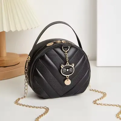 Women's Small Round Crossbody Bag